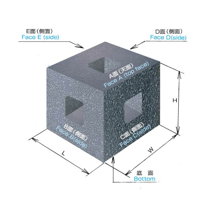 ブロック 石製キュービックマスター OS-102Q | 製品詳細 | 大西測定