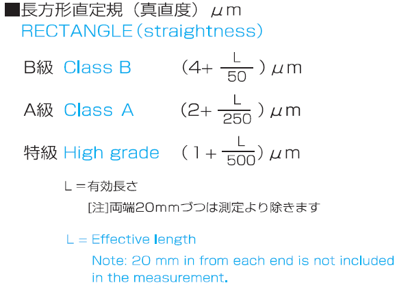 長方形直定規 OS-146Bの画像