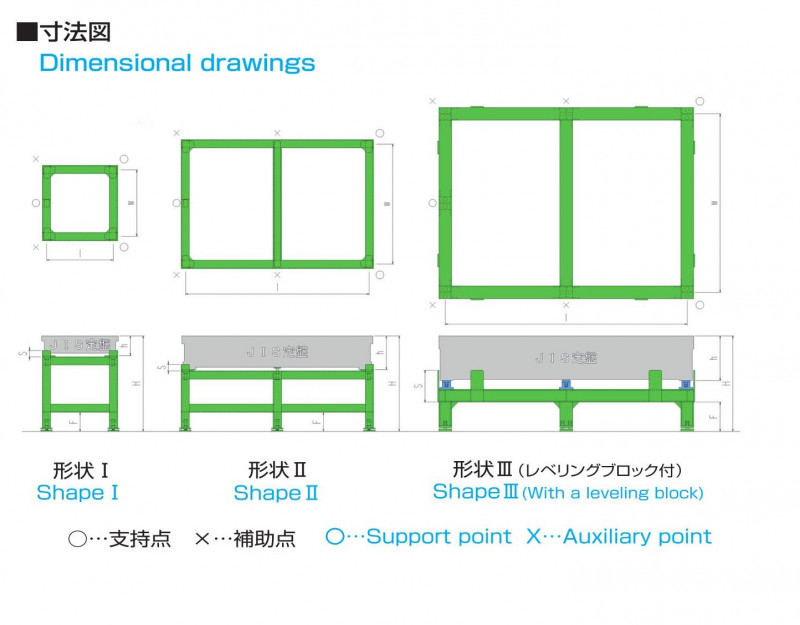 JIS定盤用架台 OS-147Jの画像