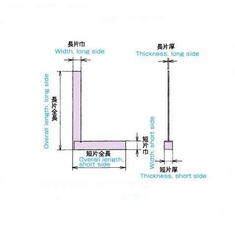 スコヤー 鋼製並スコヤー 台付 | 製品詳細 | 大西測定株式会社