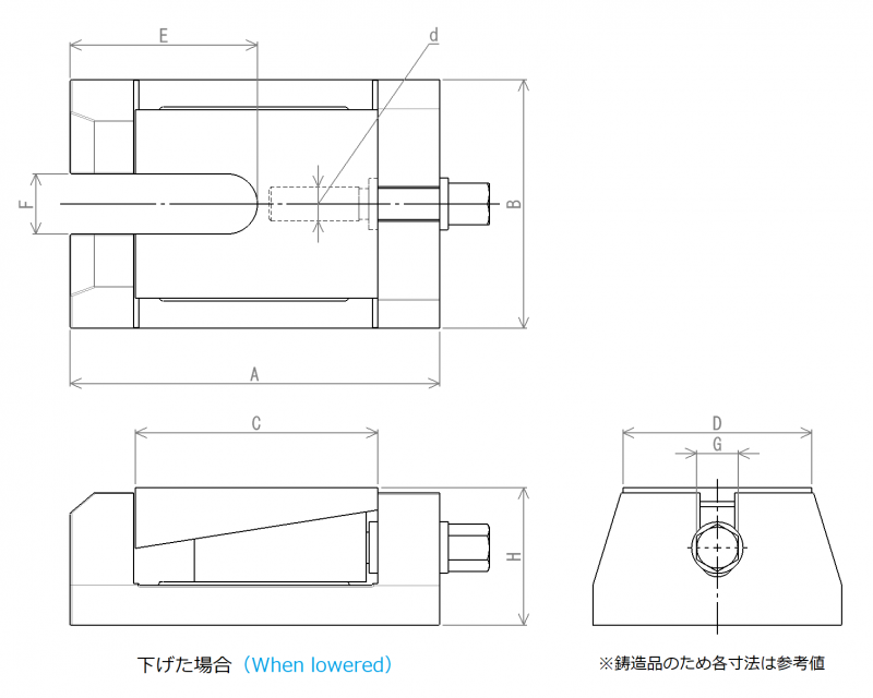 レベリングブロック OSE型 OSEの画像